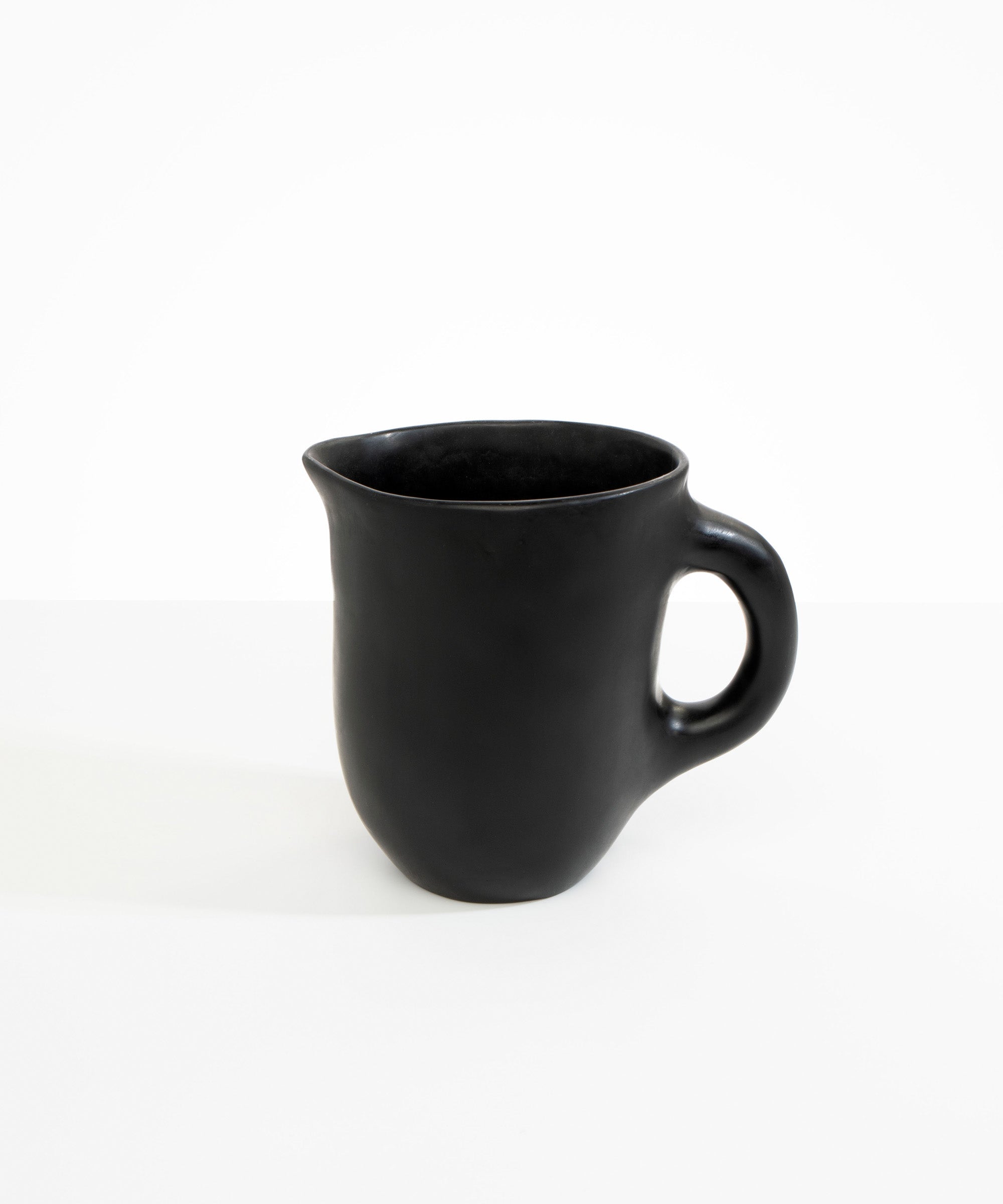 Dinosaur Designs Large Rock Jug in Black color resin