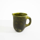 Dinosaur Designs Large Rock Jug in Malachite color resin