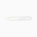 Dinosaur Designs Stone Cheese Knife in Snow Swirl color resin