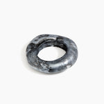 Dinosaur Designs Large Drift Bangle in Slate color resin with Wide Fit