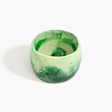 Dinosaur Designs Extra Large Organic Oval Bangle in Grass color resin with Wide Fit