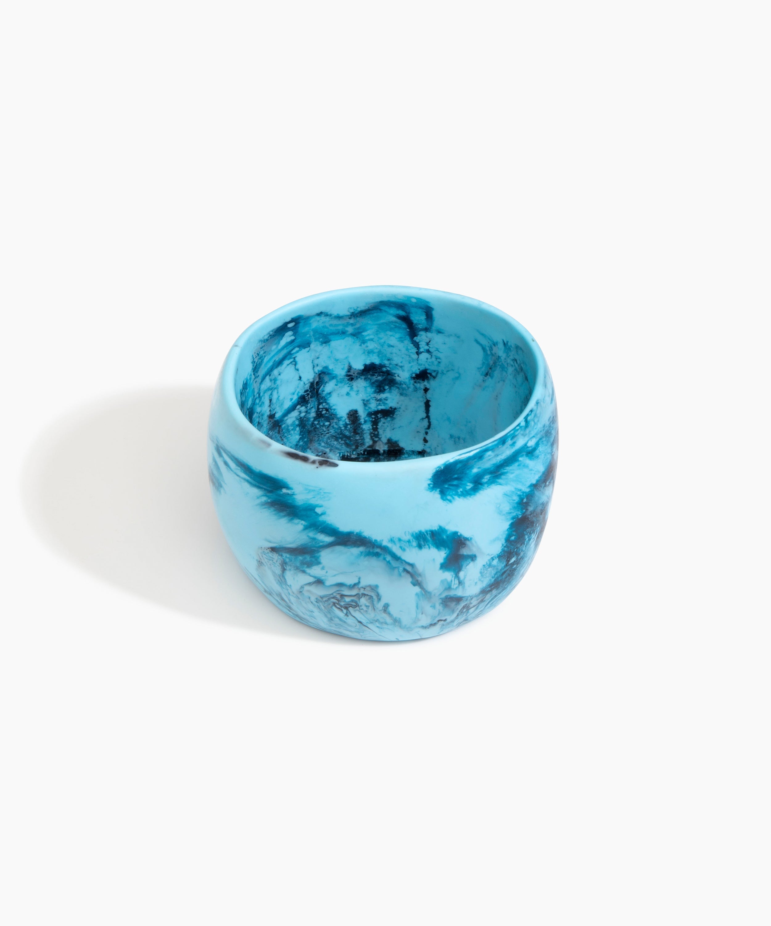 Dinosaur Designs Extra Large Organic Oval Bangle in Water color resin with Wide Fit