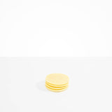 Dinosaur Designs Boulder Coaster Coasters in Lemon color resin