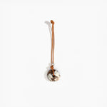 Dinosaur Designs Flat Watercolor Bag Charm Holiday Ornaments in Cappuccino color resin with 925 Sterling Silver Material