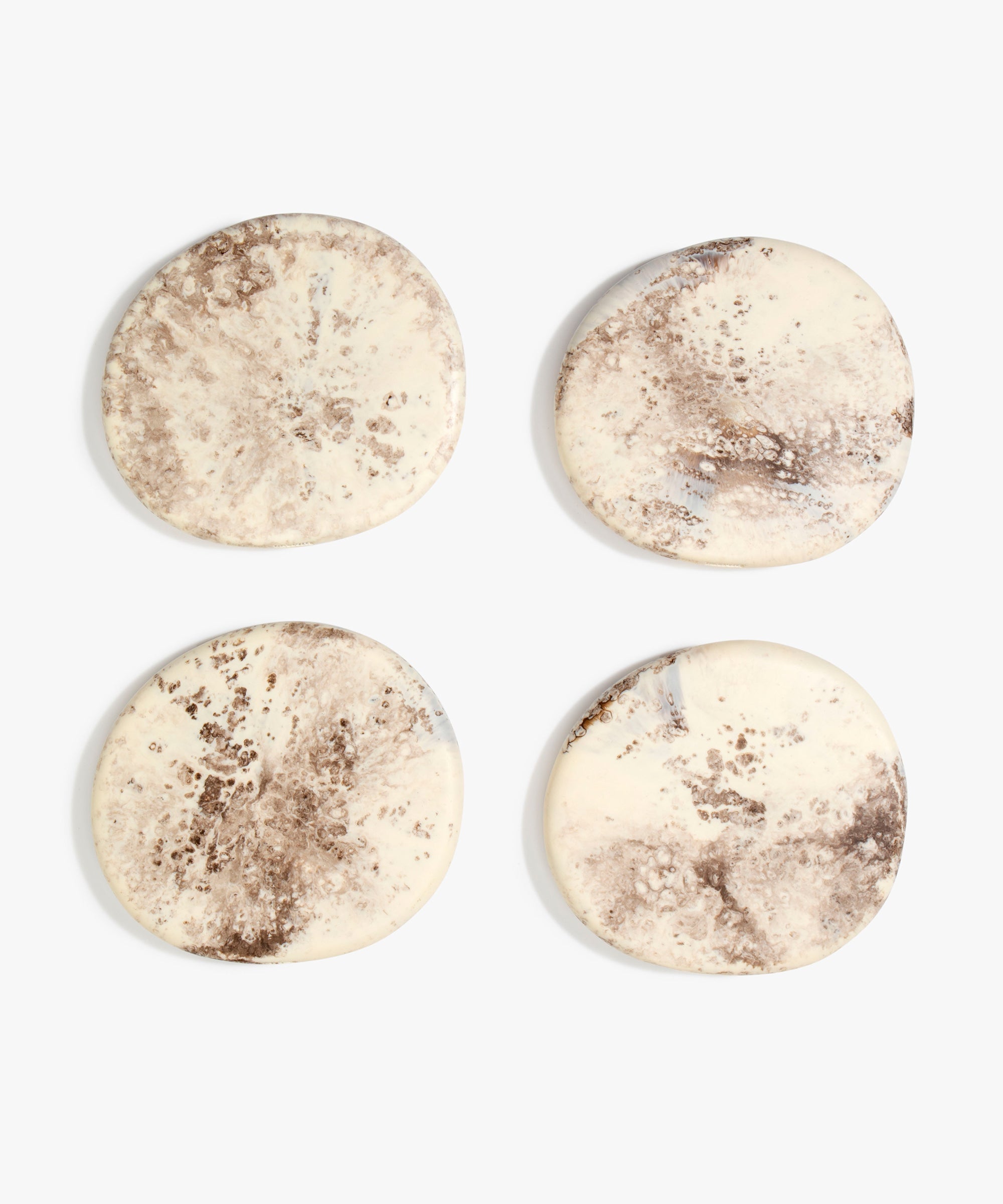 Dinosaur Designs MISTEMCST Temple Coaster CAPPUCCINO