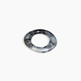 Dinosaur Designs Small Drift Bangle in Slate color resin with Wide Fit