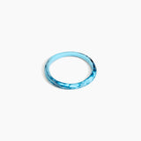 Dinosaur Designs Wishbone Bangle in Water color resin with Wide Fit