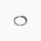 Dinosaur Designs Wishbone Bangle in Slate color resin with Wide Fit