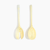 Dinosaur Designs Long Stone Servers in Lemon color resin