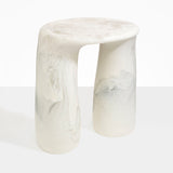 Dinosaur Designs TABRCKTOW Rock Tower Table CHALK SWIRL