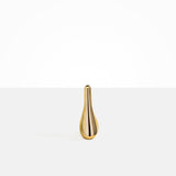 Dinosaur Designs Medium Metal Swan Vase in Brass Material