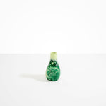 Dinosaur Designs Medium Liquid Vase in Grass color resin