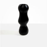 Dinosaur Designs Large Mountain Vase in Black color resin