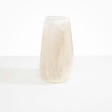 Dinosaur Designs Grand Pebble Vase in Chalk Swirl color resin