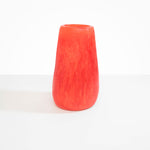 Dinosaur Designs Grand Pebble Vase in Lychee color resin