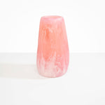 Dinosaur Designs Grand Pebble Vase in Shell Pink color resin