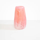 Dinosaur Designs Grand Pebble Vase in Shell Pink color resin