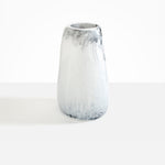 Dinosaur Designs Grand Pebble Vase in White Marble color resin