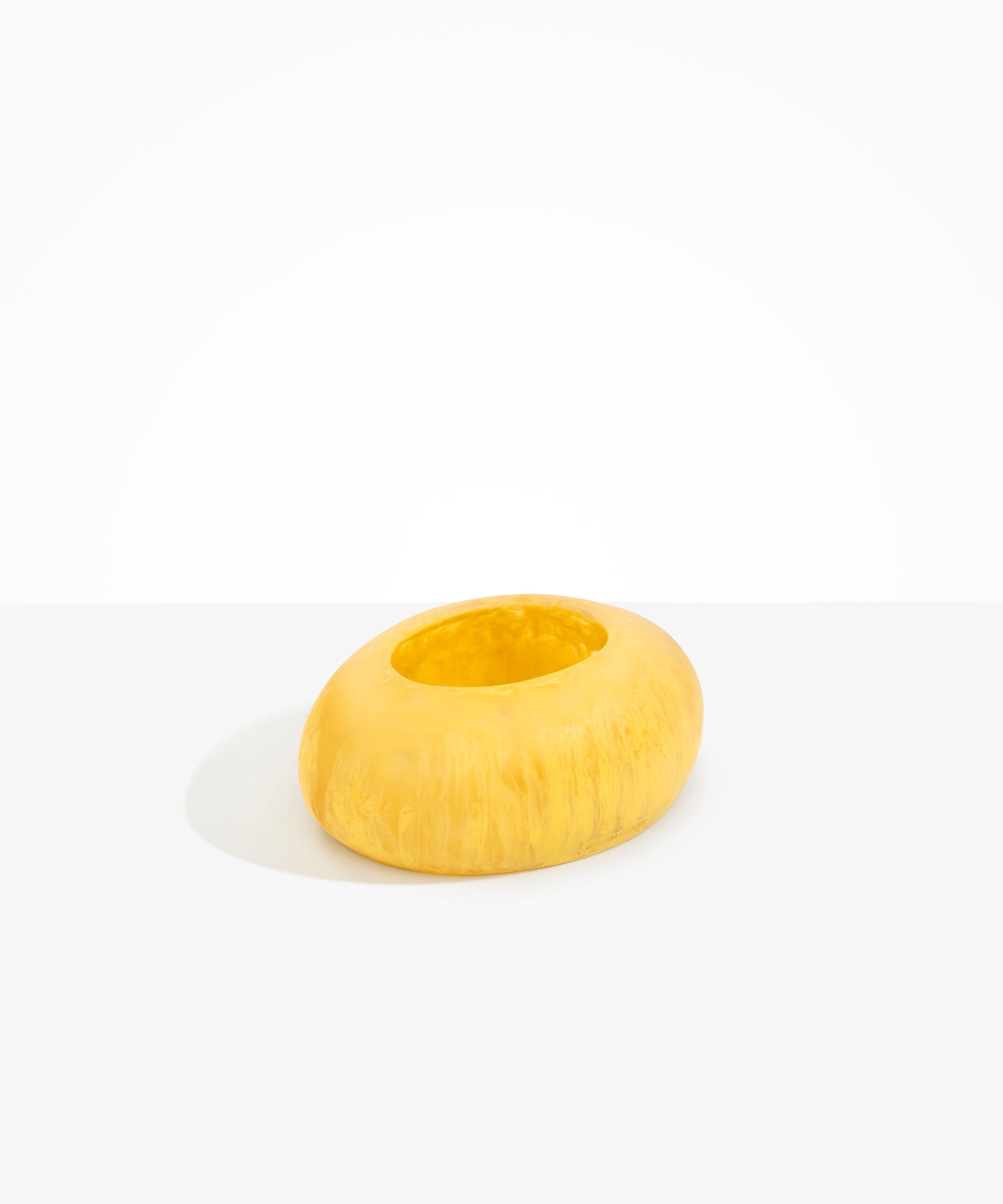Dinosaur Designs VASRCKFLT flat rock vase POLLEN