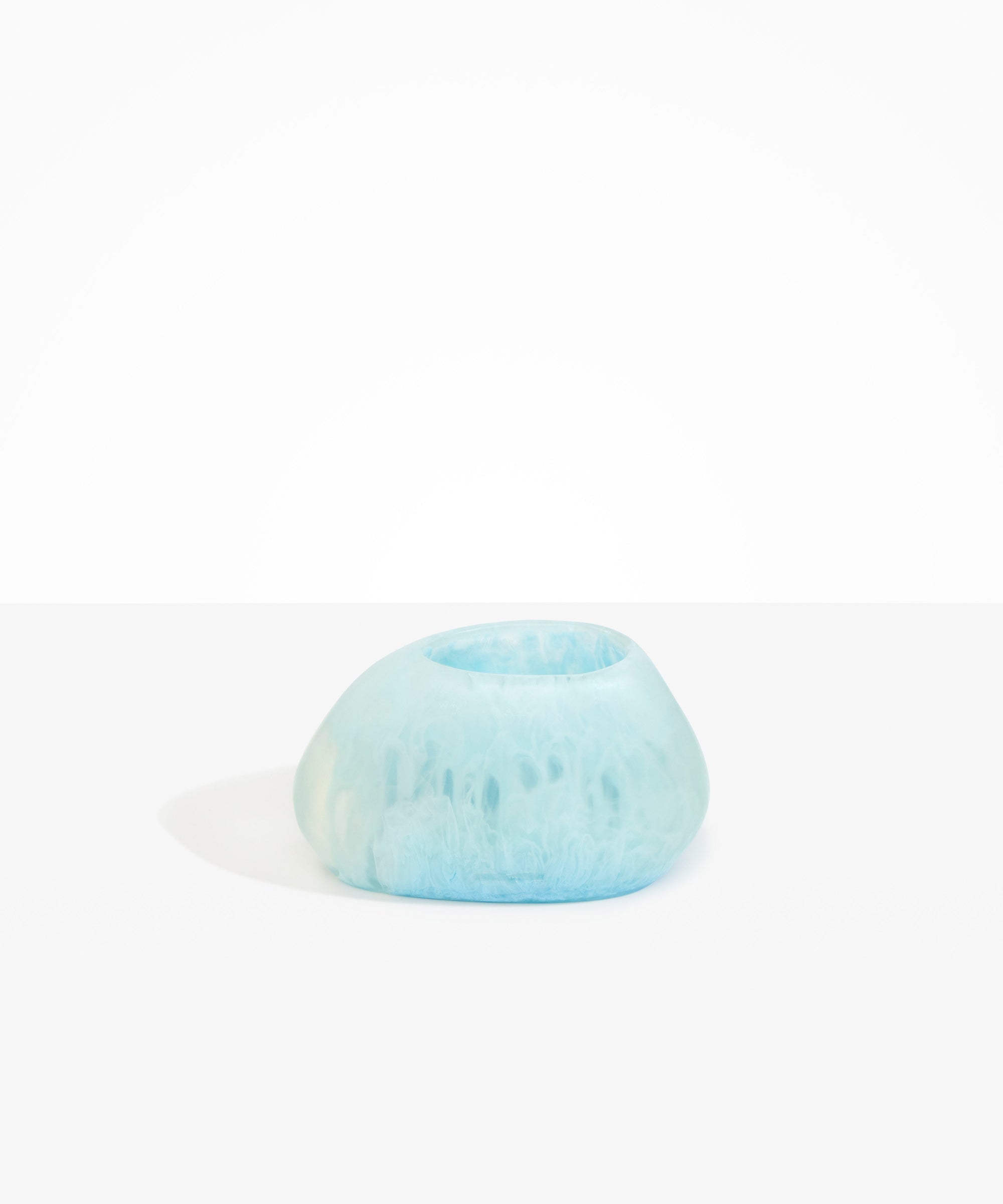 Dinosaur Designs VASRCKOVL oval rock vase POOL