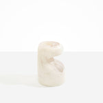 Dinosaur Designs Mungbean Vase in Chalk Swirl color resin