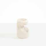 Dinosaur Designs Mungbean Vase in Chalk Swirl color resin