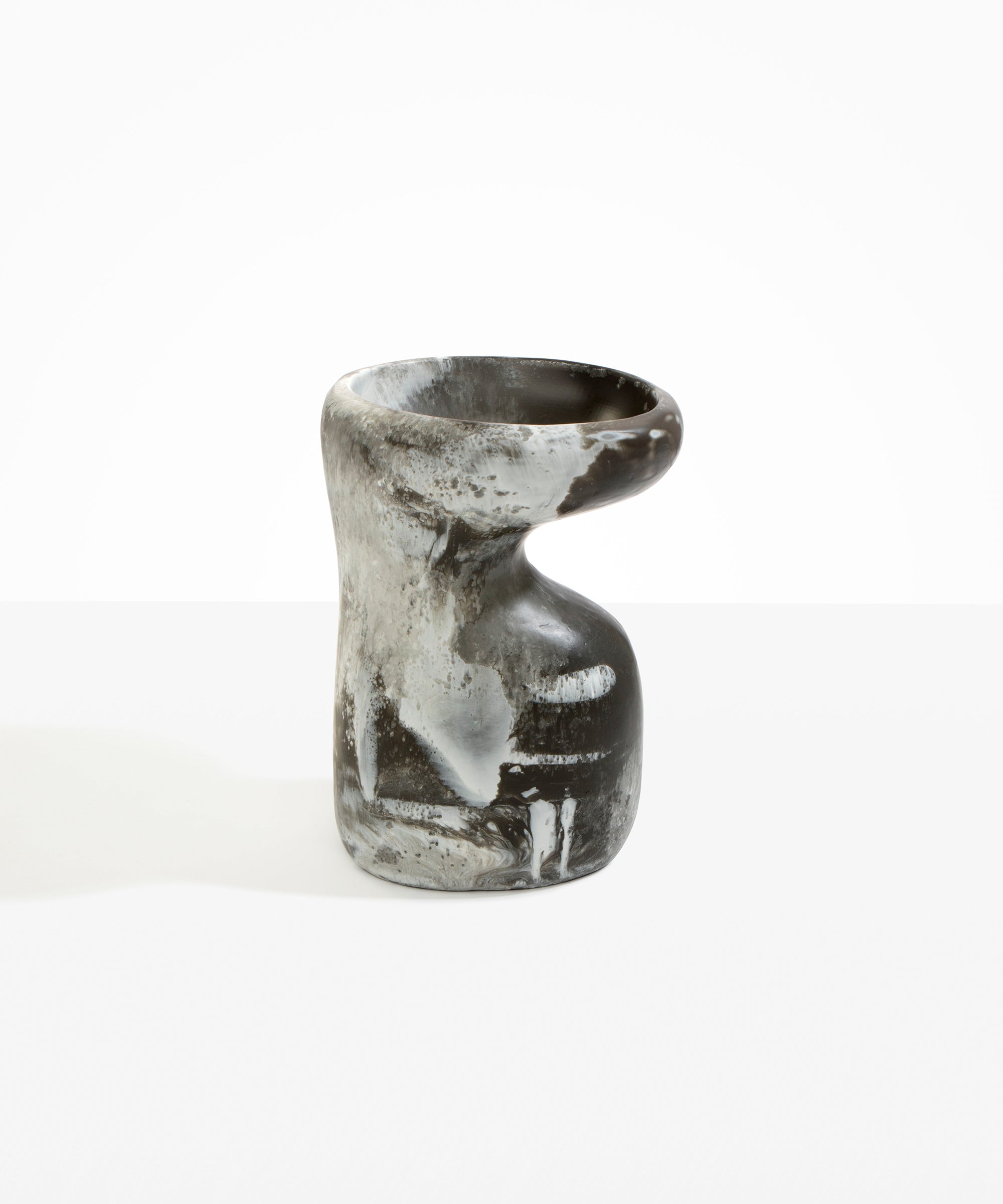 Dinosaur Designs Large Sprout Vase in Granite color resin