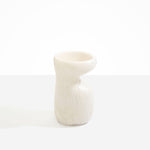Dinosaur Designs Medium Sprout Vase in Chalk Swirl color resin