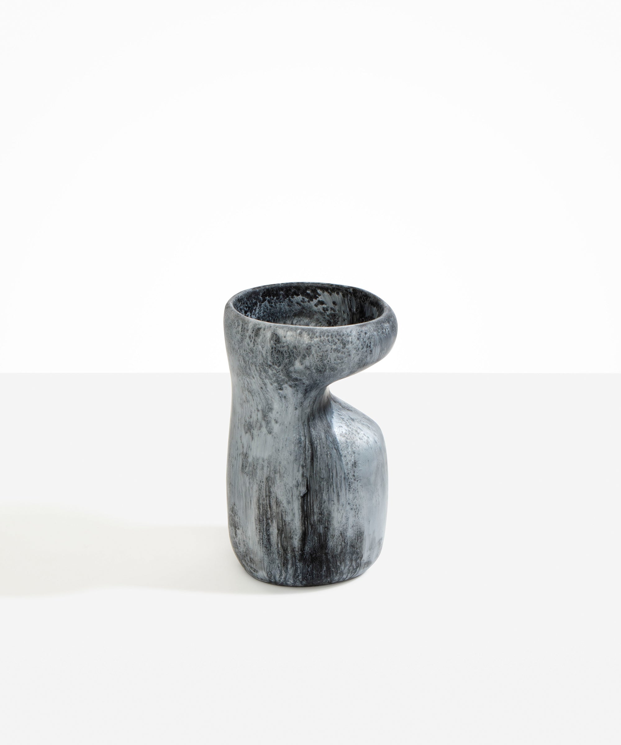 Dinosaur Designs Medium Sprout Vase in Slate color resin
