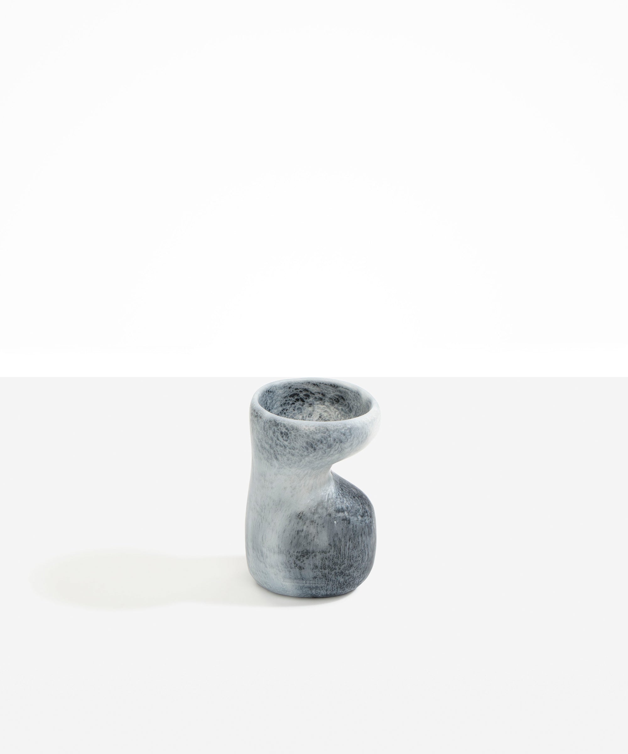 Dinosaur Designs Small Sprout Vase in Slate color resin