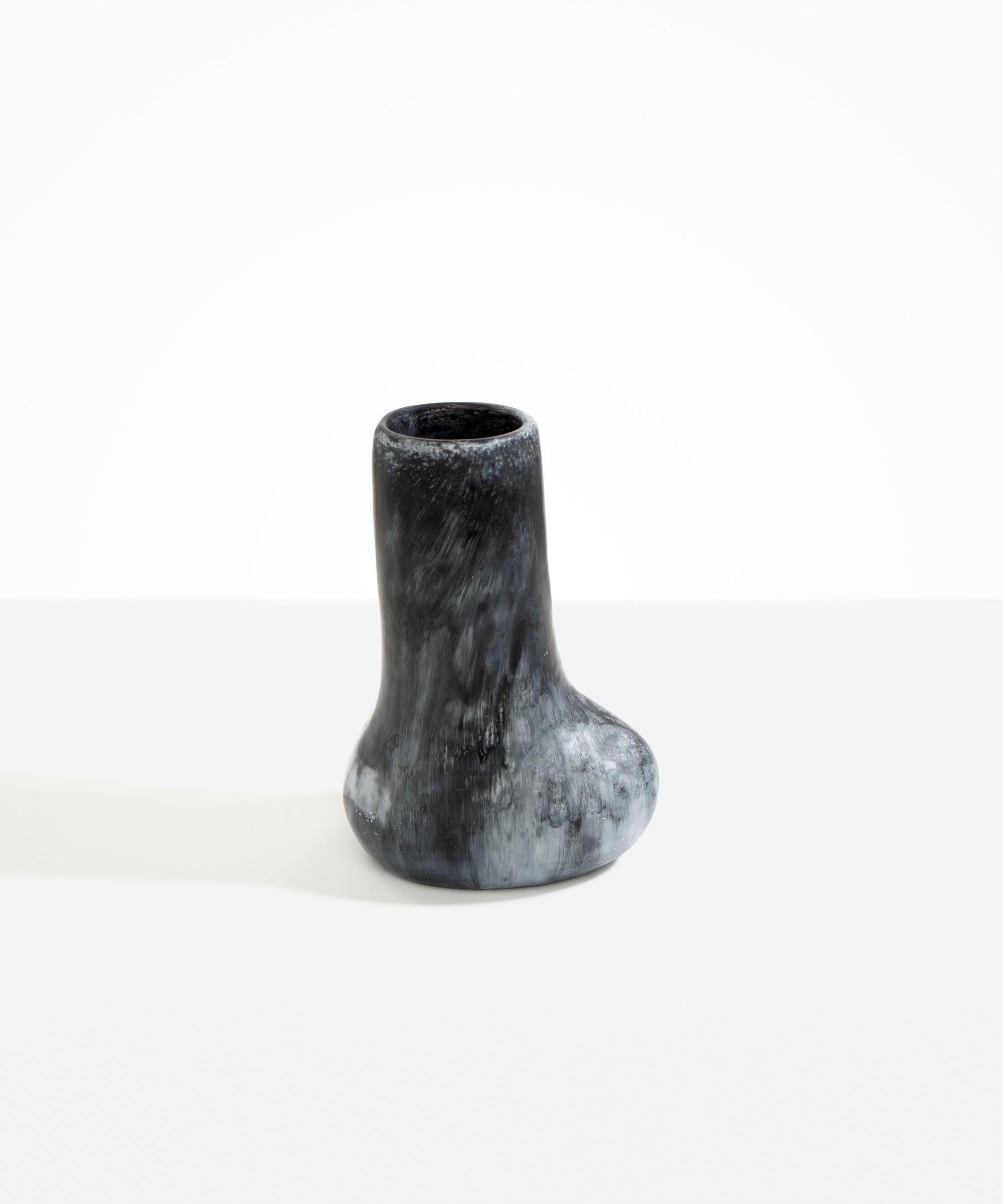 Dinosaur Designs Medium Stem Vase in Slate color resin