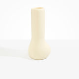 Dinosaur Designs Tall Stem Vase in Cream color resin