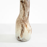 Dinosaur Designs Tall Studio Vase in Cappuccino color resin
