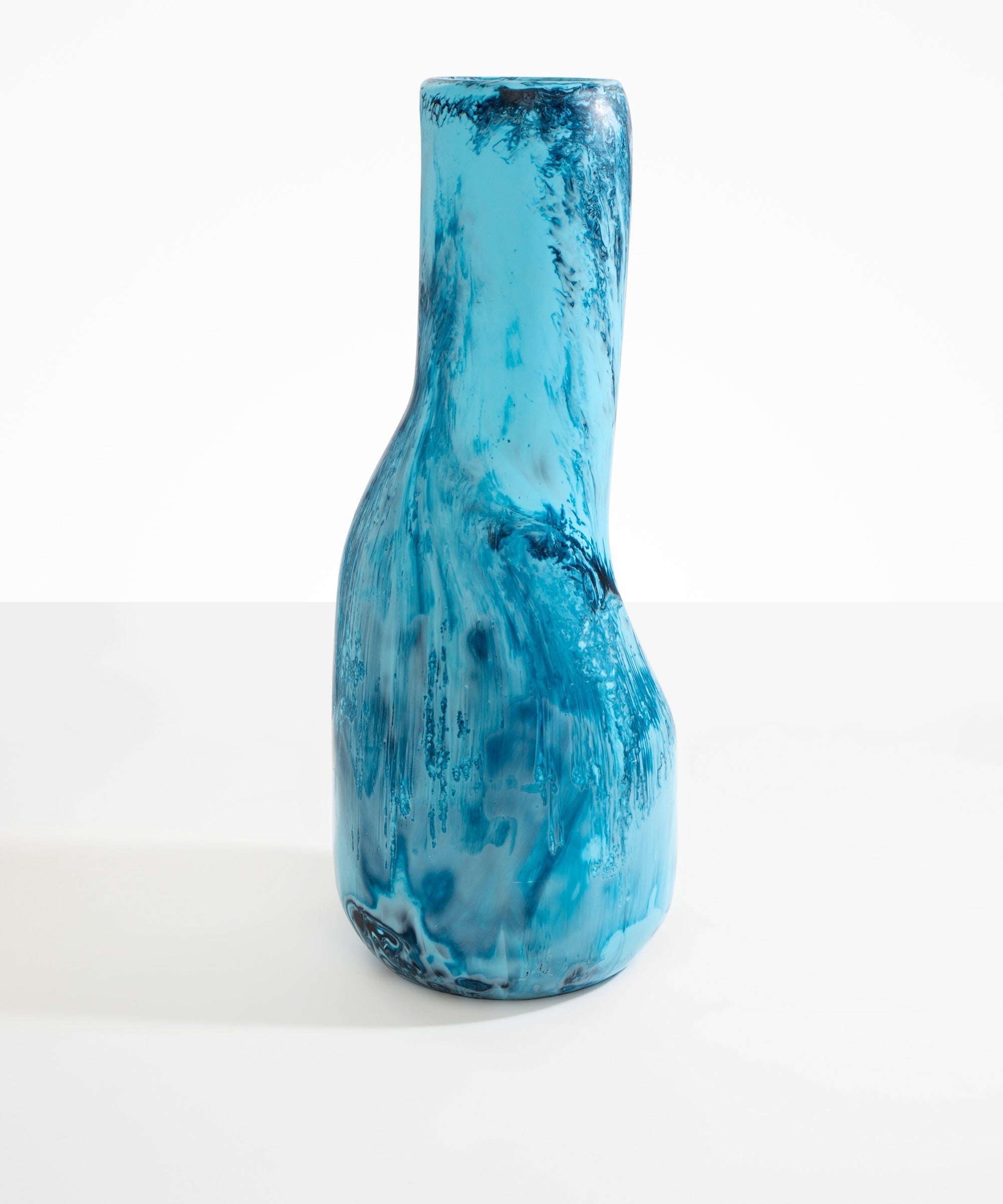 Dinosaur Designs Tall Studio Vase in Water color resin