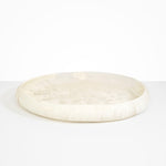 Dinosaur Designs Extra Large Rock Bowl in Chalk Swirl color resin