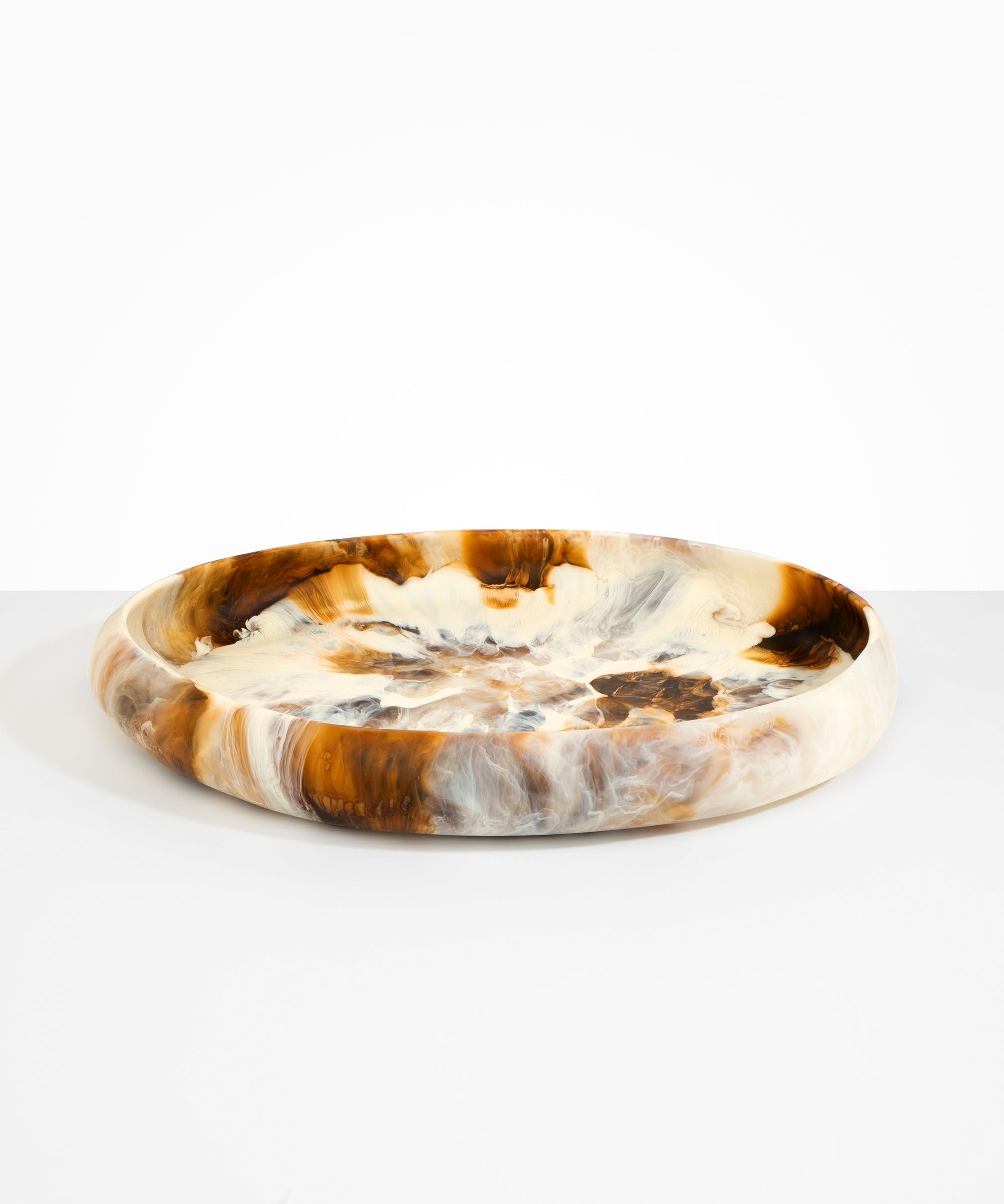 Dinosaur Designs Extra Large Rock Bowl in Light Horn color resin