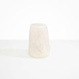 Dinosaur Designs Large Pebble Vase in Chalk Swirl color resin