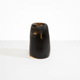 Dinosaur Designs Large Pebble Vase in Dark Horn color resin