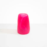 Dinosaur Designs Large Pebble Vase in Flamingo color resin