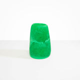 Dinosaur Designs Large Pebble Vase in Leaf color resin