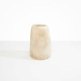 Dinosaur Designs Large Pebble Vase in Sandy Pearl color resin
