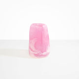 Dinosaur Designs Large Pebble Vase in Shell Pink color resin