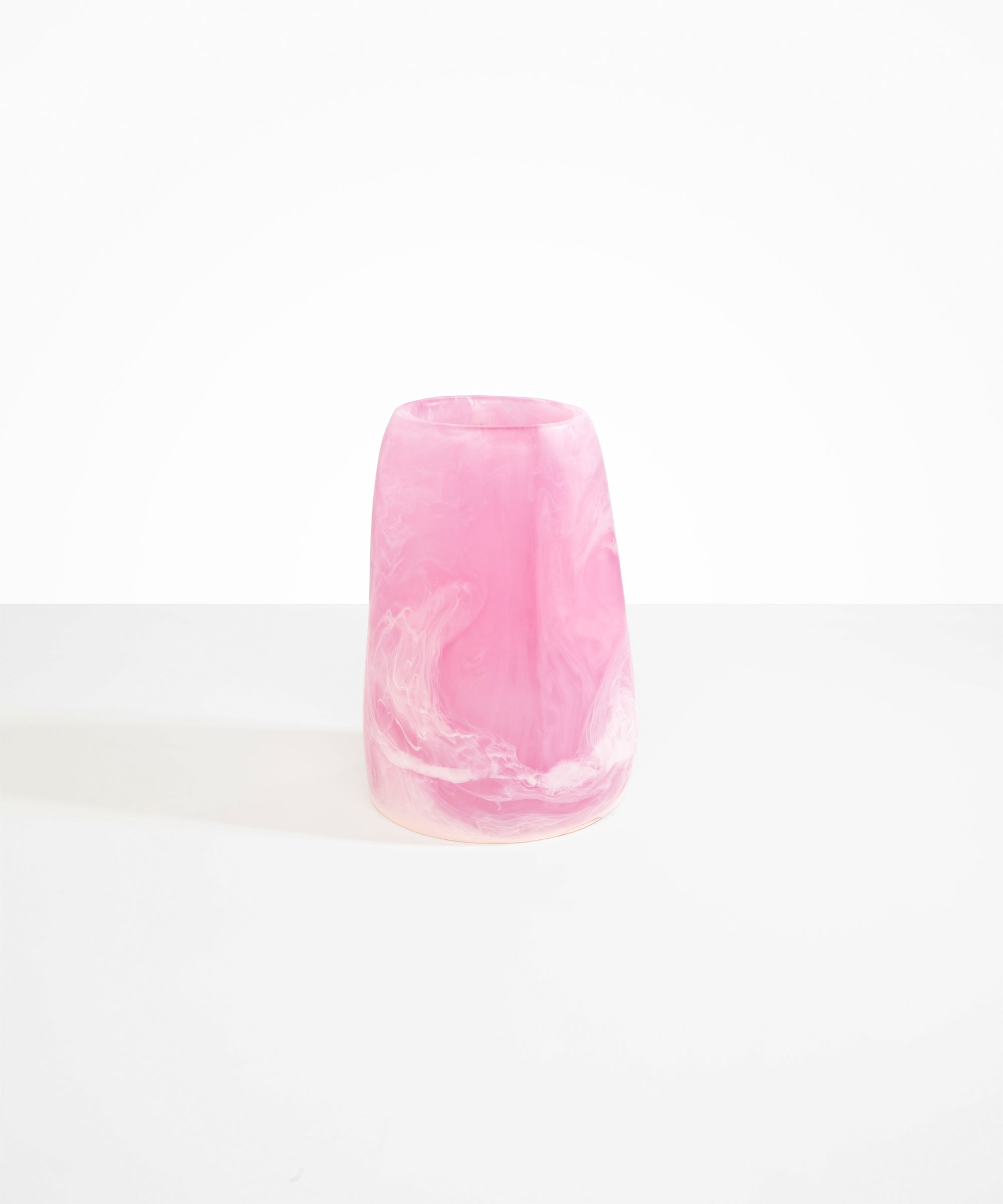 Dinosaur Designs Large Pebble Vase Vases in Shell Pink Colour resin