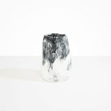 Dinosaur Designs Large Pebble Vase in White Marble color resin