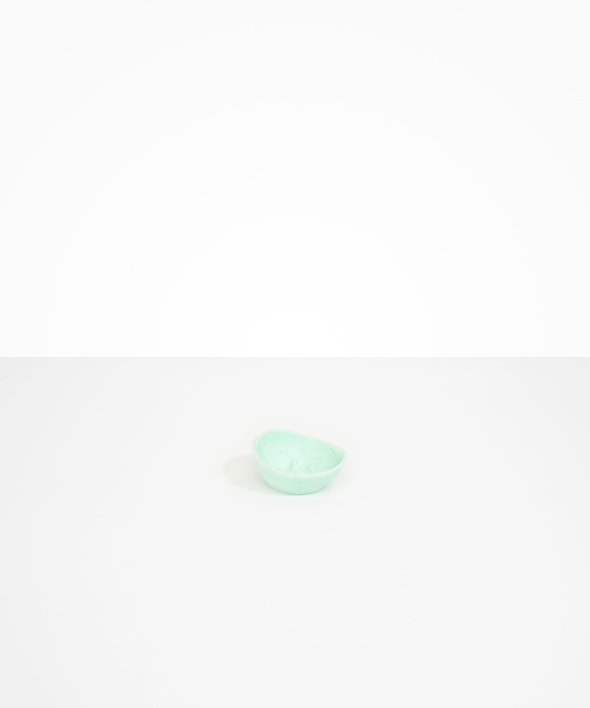 Dinosaur Designs Flow Spice Dish in Mint color resin