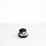 Dinosaur Designs Medium Pebble Jar in Black Marble color resin