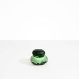 Dinosaur Designs Medium Pebble Jar in Moss color resin