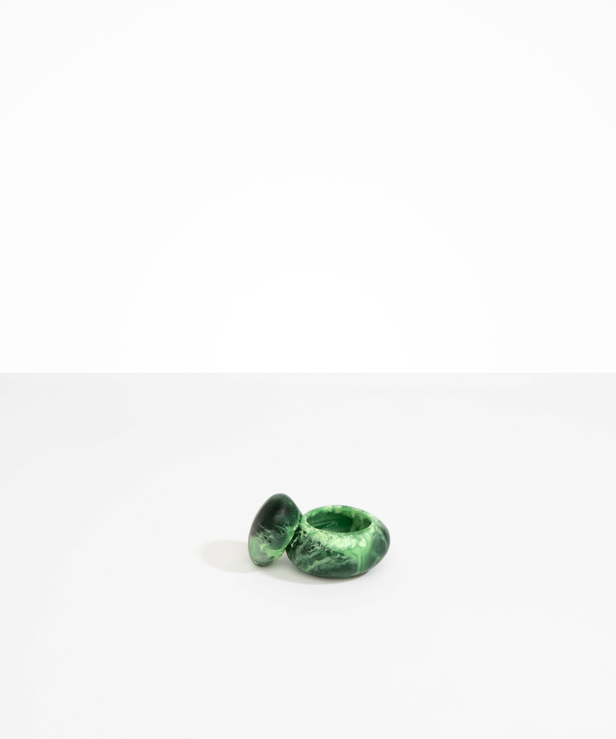 Dinosaur Designs JARPEBSML Small Pebble Jar MOSS
