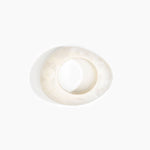 Dinosaur Designs Large Rock Bangle in Chalk Swirl color resin with Wide Fit