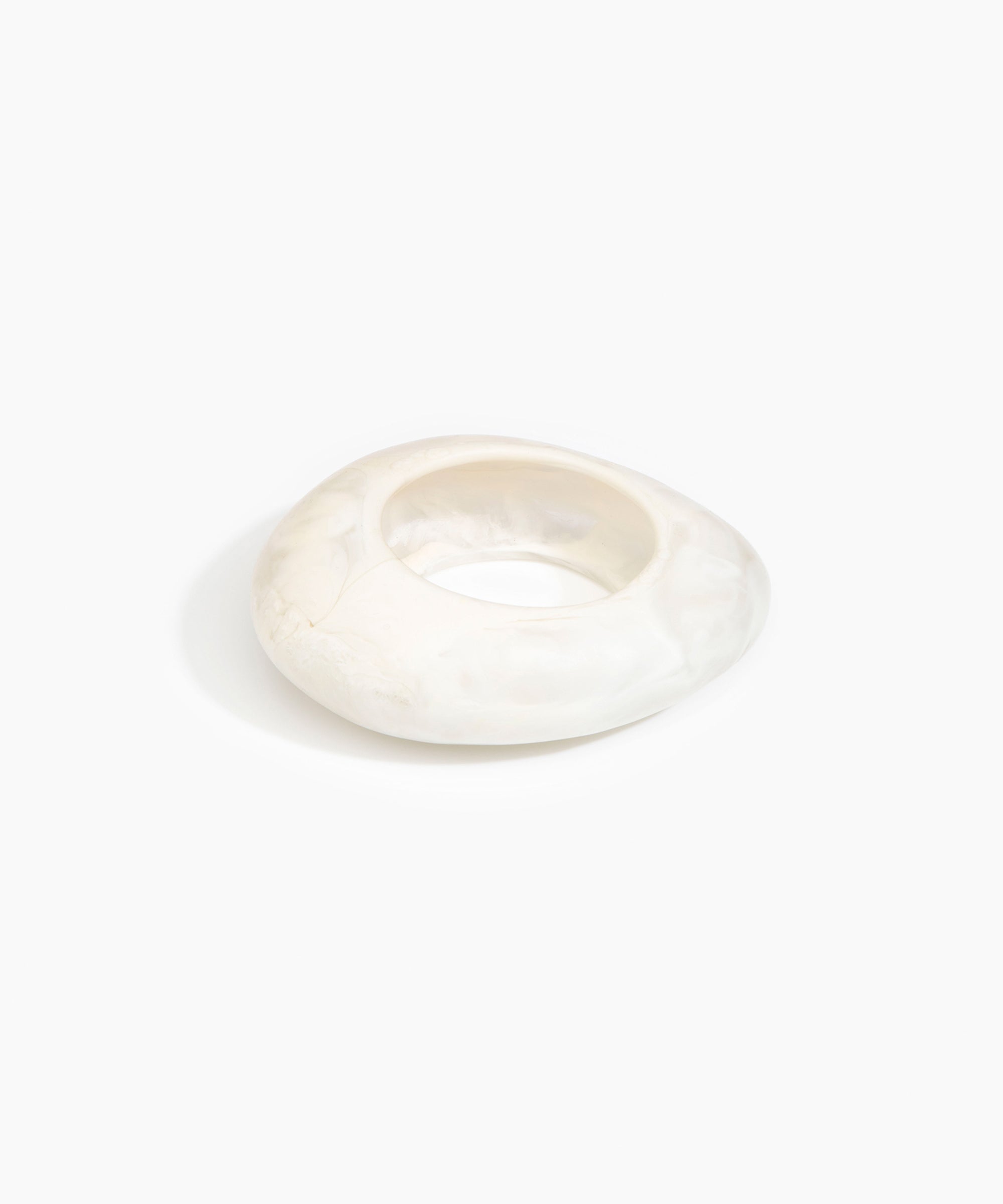 Dinosaur Designs LBRCKLGE Large Rock Bangle CHALK SWIRL